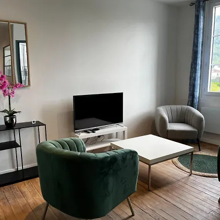 T2 Bis Proche Gare Et Centre - Parking Proche Apartment